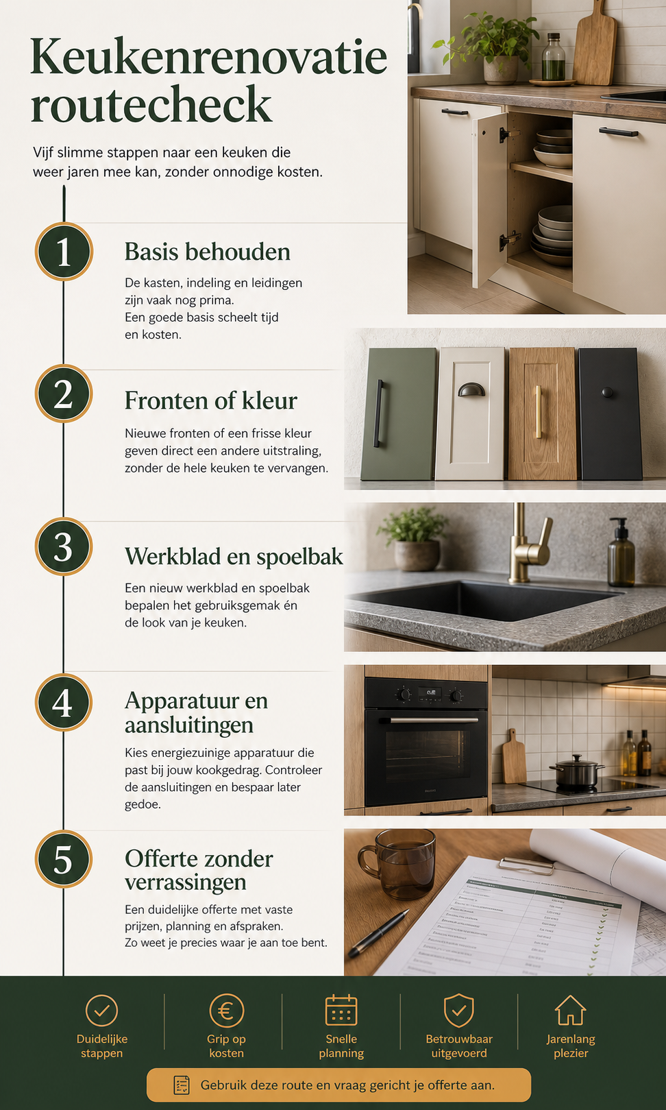Infographic Keukenrenovatie routecheck